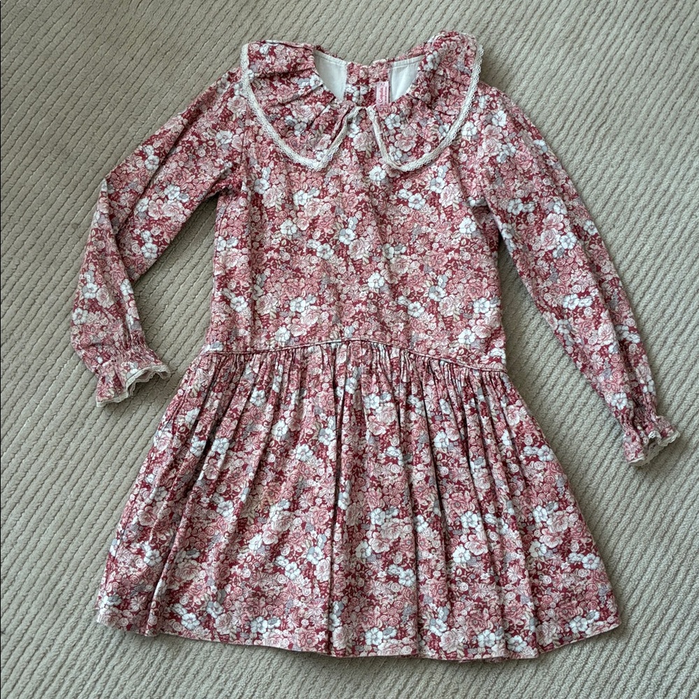 La Coqueta Girls Floral Kids Dress (Size 7)